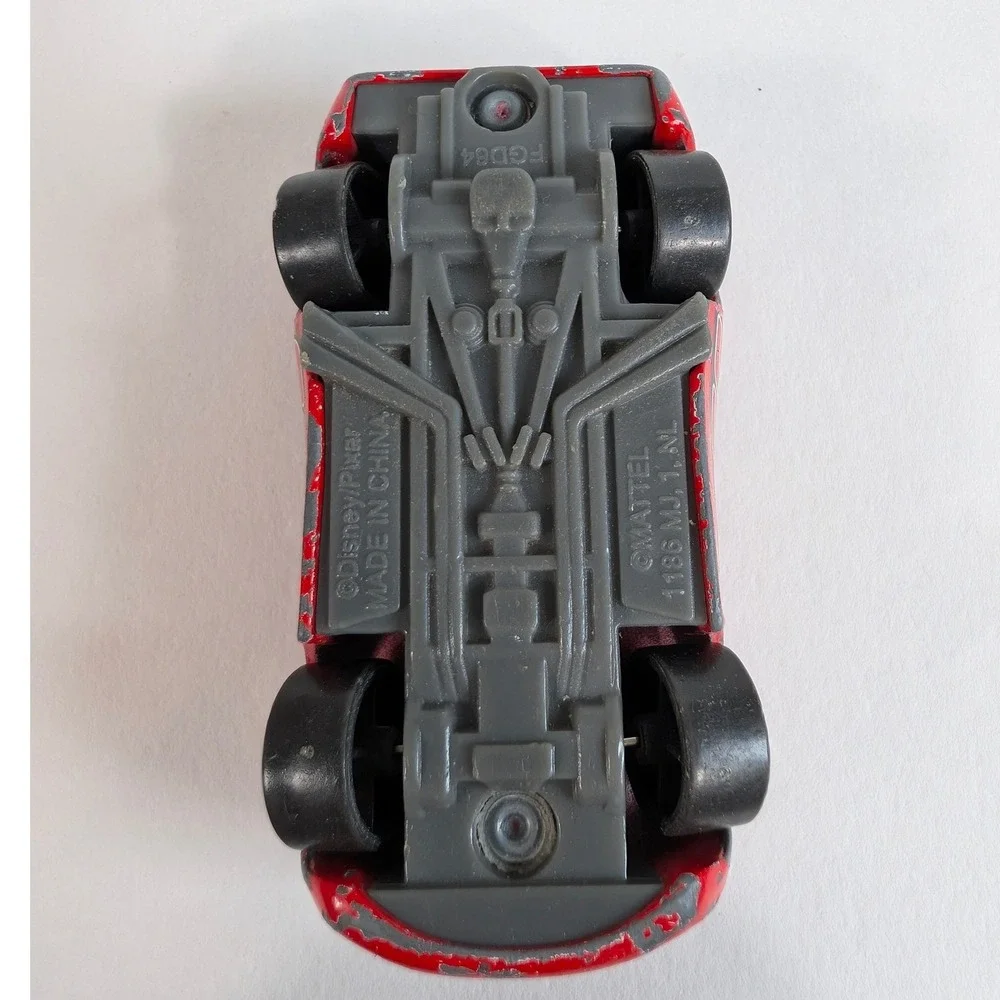 Disney Pixar Cars Lightning McQueen Rusteze Red Diecast Toy Car Mattel FGD84